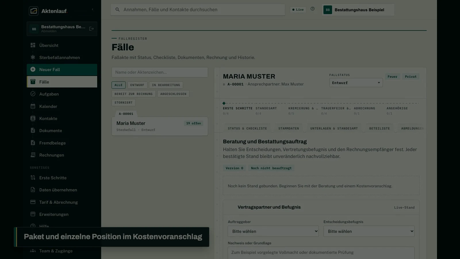 Vorschau des Tutorials Vom Angebot bis zur bezahlten Rechnung